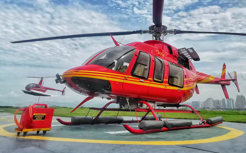 REDBOX RB75A.HAWKER AERO 2680 Portable ground power unit aircraft for BELL407 helicopter